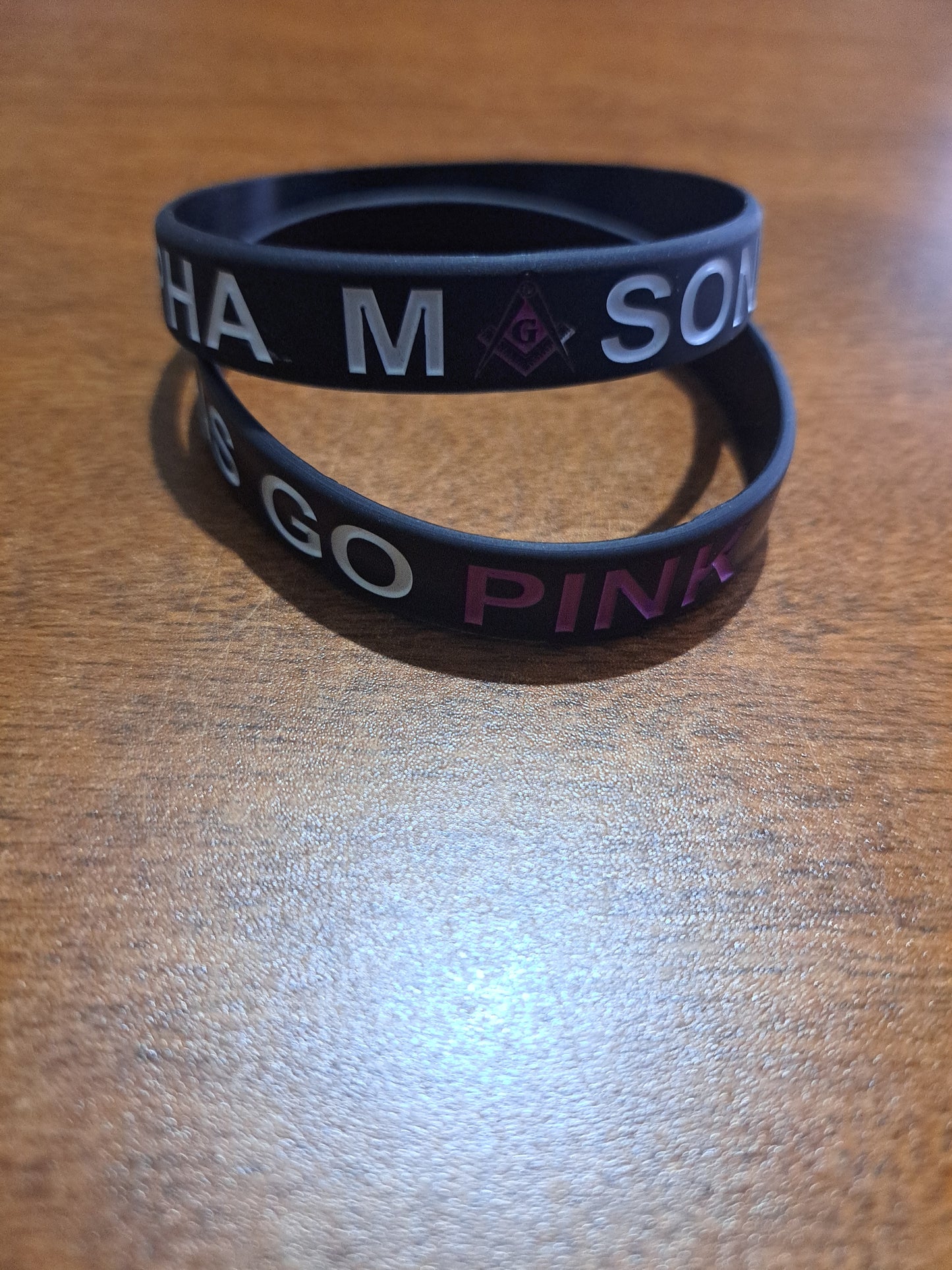 PHA Masons Go Pink" Wristband