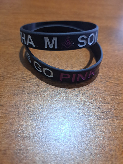 PHA Masons Go Pink" Wristband