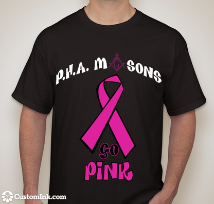 PHA Masons: Go Pink for a Cause T-Shirt